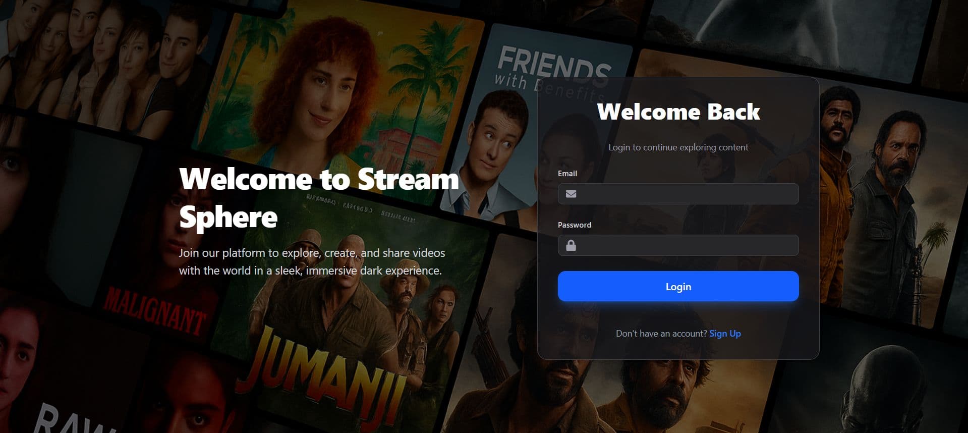 StreamSphere - Video Streaming Platform